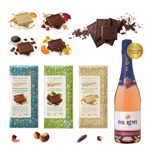 Sparkling Wine and Whittaker's in Premium Gift Box