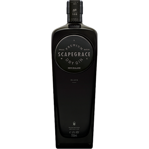 Scapegrace (NZ) Black Gin 41.6% 700ml