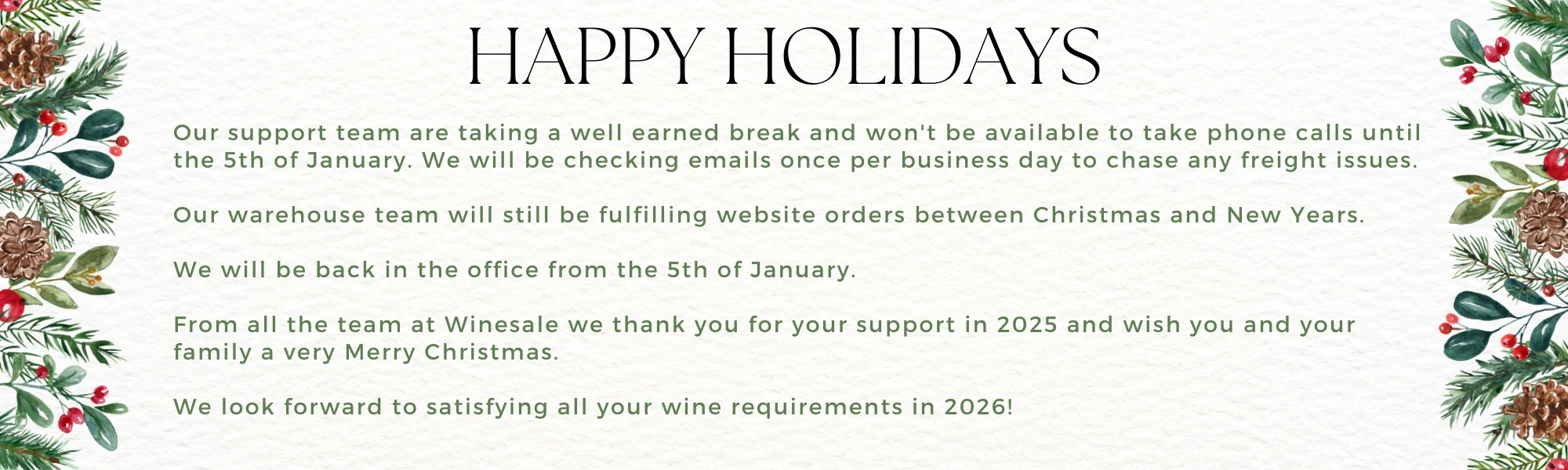 Christmas Message 2023