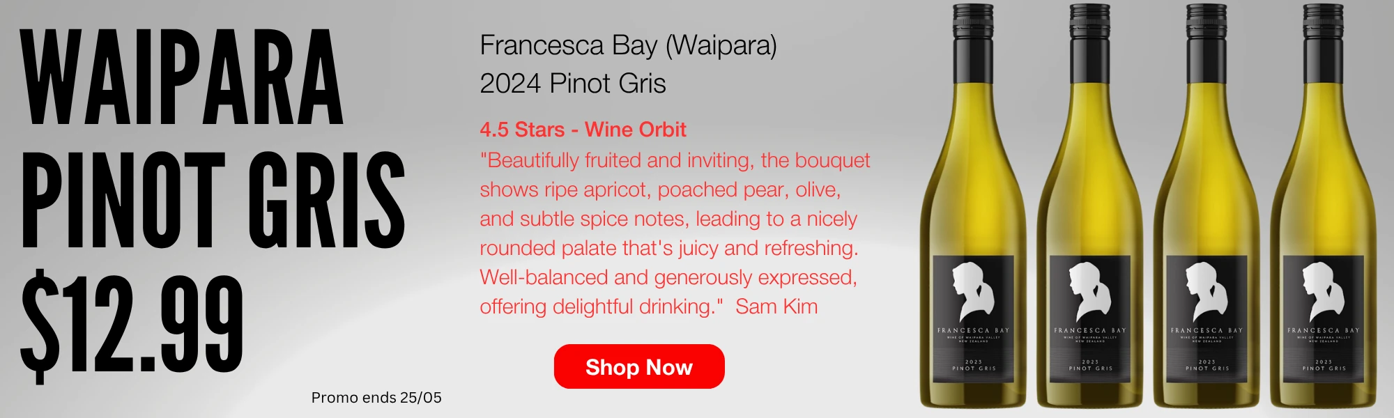 Francesca Bay Pinot Gris