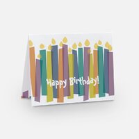 Happy Birthday Candles Card