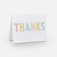 Thanks Colours Card