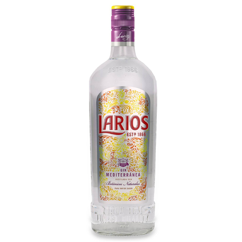 Larios (Spain) Mediterranean London Dry Gin 37.5% 1Ltr