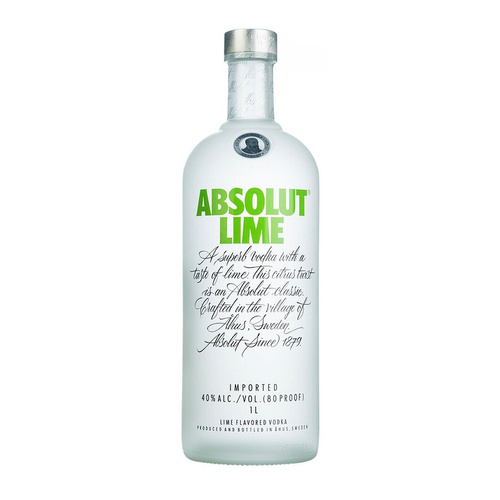 Absolut (Sweden) Lime Vodka 40% 700ml