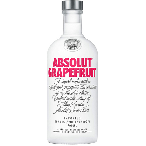 Absolut (Sweden) Grapefruit Vodka 700ml