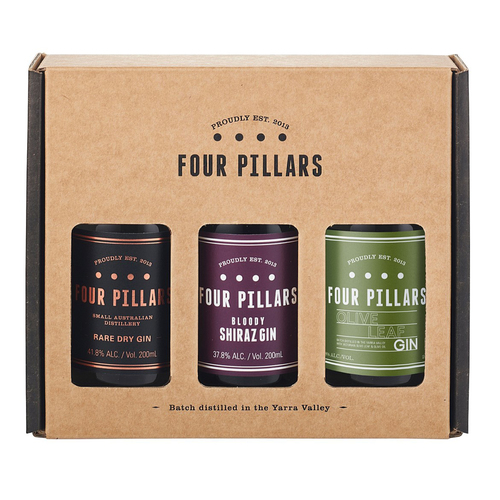 Four Pillars (Australia) Gin 3X200ML Gift Pack
