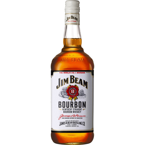 Jim Beam (USA) White Label Bourbon 1 Litre