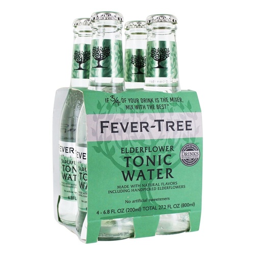 Fever Tree Elderflower Tonic 4pk 200ml